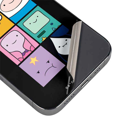 Adult Swim Adventure Time Character Tiles iPhone 16e Skin